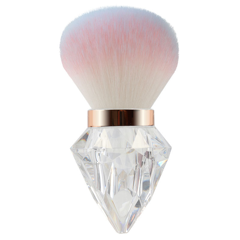Ready-to-ship transparent colored makeup brush - single, nail art dust brush, mushroom head large powder brush, beauty tool, makeup brush