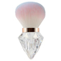 Diamond powder brush-transparent-pink three-color hair+opp packaging