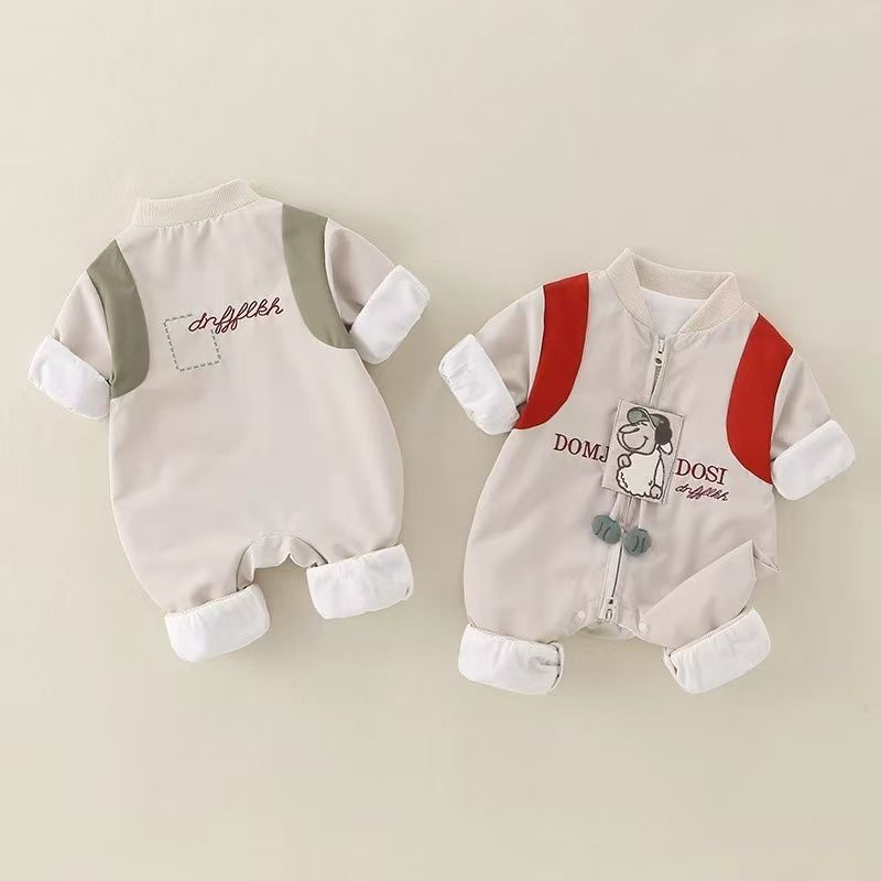 Autumn baby onesie, spring and autumn baby clothes, romper, windbreaker, spring and autumn jacket, outdoor outfit, stylish baby clothes