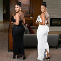 C7513 cross-border   fashion women's sexy lace corsage backless suspender dress