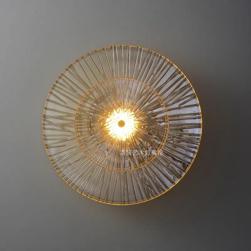Designer artistic light luxury wall lamp - high-end creative lotus leaf decorative lighting for living room sofa and tv background wall