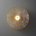 Designer artistic light luxury wall lamp - high-end creative lotus leaf decorative lighting for living room sofa and tv background wall