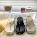 K-style star thick soleheight increasing flip-flops for women new arrival summer outwearpetiteseasiest for match flip-flops for women