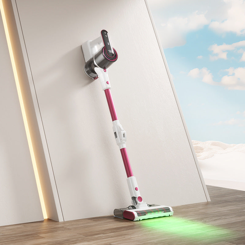 cordless vacuum cleaner, foldable, suction and mop all-in-one roller brush, for home carpet floor, high suction handheld mite remover