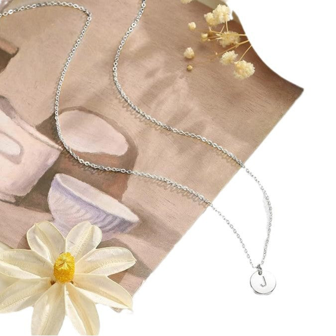 fashion popular golden multi-layer 26 letter necklace fashion coin pendant necklace eleganceelegant jewelry for women
