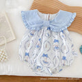 Infant & toddler princess bowknot sleeveless romper - cute, lightweight summer jumpsuit for baby girls - stylish & trendy onesie