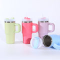 14oz stainless steel car cup mini ice cup macaron thermos cup cross-border convenient cup