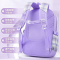foreign trade school bag plaid primary school student backpack spine protection and burden reduction girl large capacity kids backpack cute