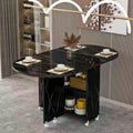 Oval (full imitation black marble pattern)