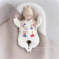 Spring & fall onesie baby cartoon baby clothes long sleeves khaki outing clothes stylish cute super cute crawling clothes khaki