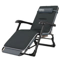 Nanjiren foldable bed nap for home lunch break portable office foldable recliner thickened bold balcony casual chair