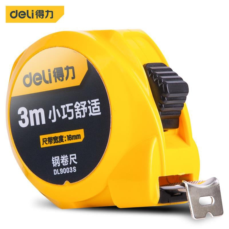 Deli Extremely Small Steel Tape Measure Mini Portable Electrical Steel Tape Measure 3m 5m 7.5m Small and Comfortable DL9005S