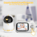 Ptz hd wireless baby monitor 360 night vision countermeasure smart intercom music monitor yancai