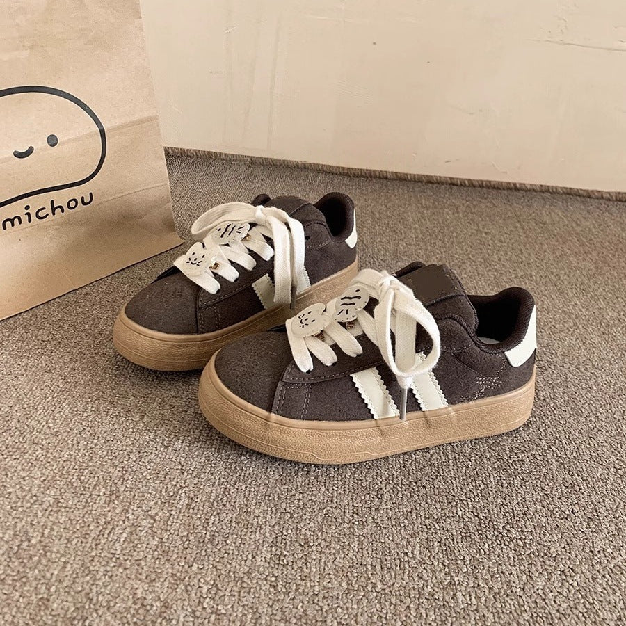 Women's white sneakers - new spring/summer 2026 collection: versatile, student-friendly, casual platform sneakers - lightweight, height-increasing trainers