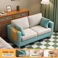 Small apartment convertible sofa bed with storage, suitable for living rooms, offices, bedrooms, apartments, rentals, and rental properties. simple fabric sofa