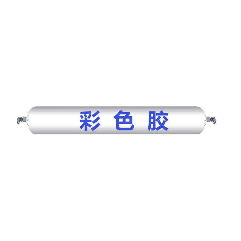 Color structural glue toning glass glue aluminum plate weathering glue dark gray beige large mahogany dark coffee blue pink