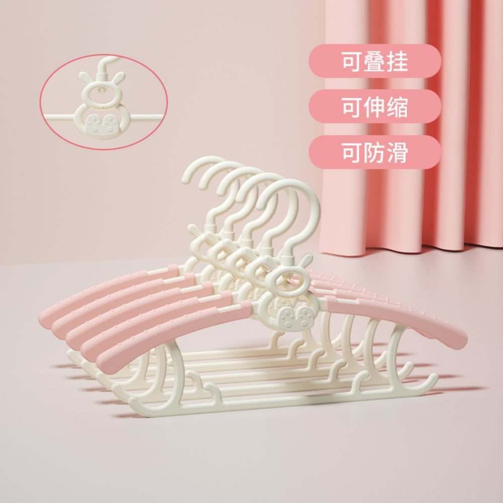 Kids' extendable clothes hanger, baby clothes hanger, baby-specific hanger, toddler & newborn clothes drying rack, household clothes hanging essential