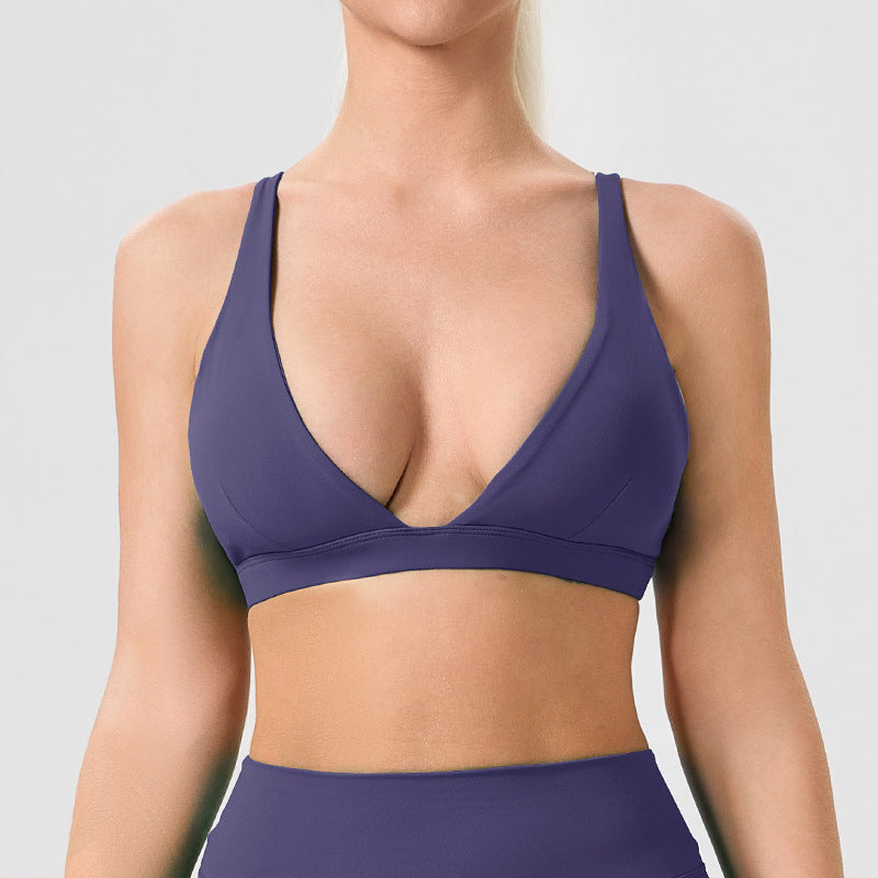 dance running sports intimates women's vest style fitness yoga tops bra personalized cross-border hot sale