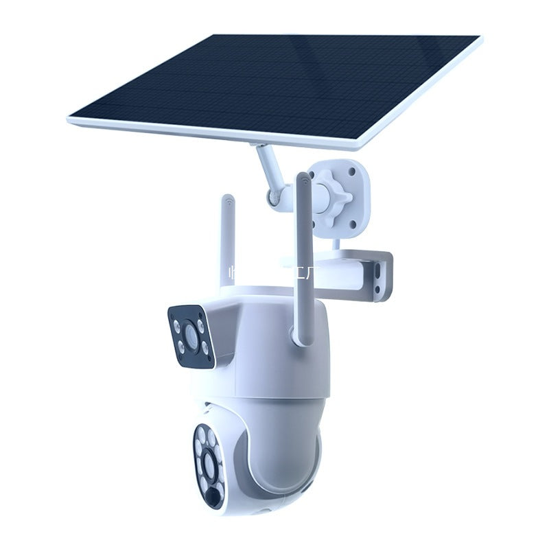 Doodle Tuya Smart Solar Monitor Mobile Phone Remote Dual Lens Outdoor Binocular 4G Battery Camera