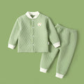 Baby heattechsuitfall and winterpure cotton male baby autumn clothing female baby intimatesspring & fallthickenedcardigan autumn clothes and autumn pants