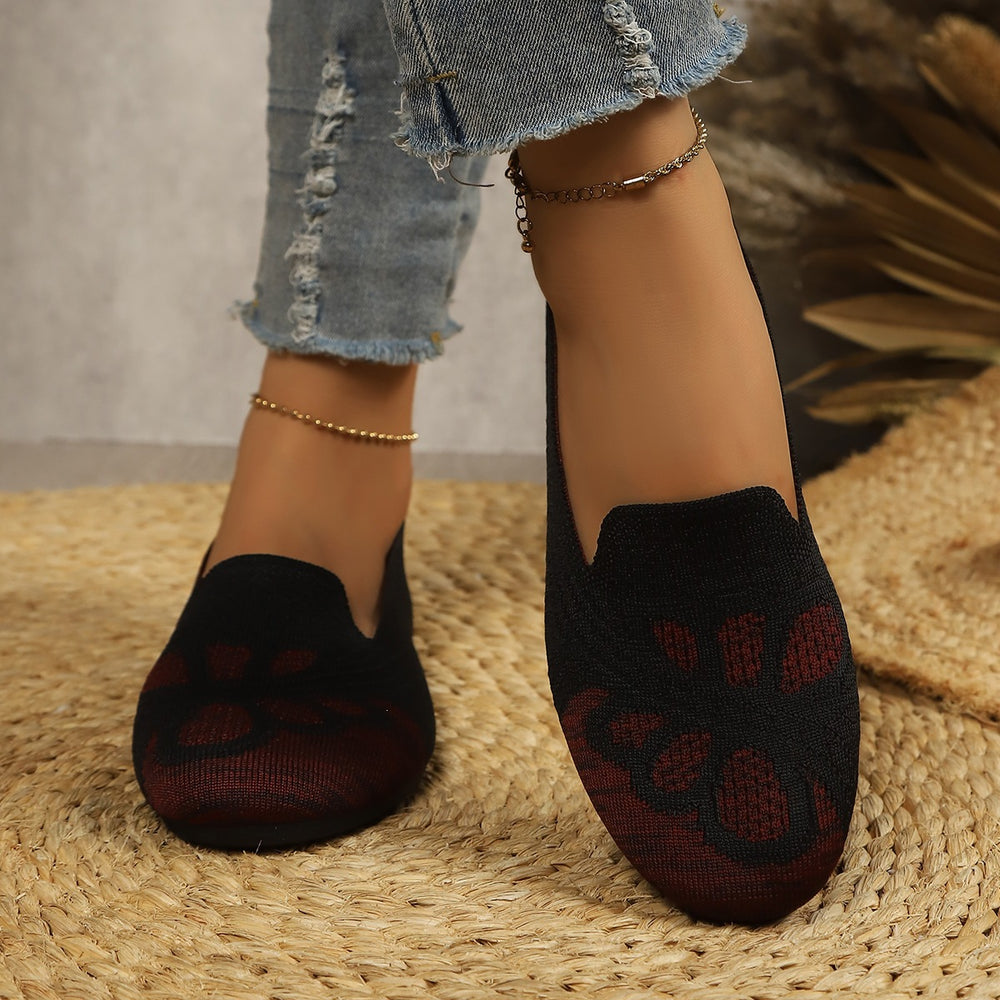 summer new arrival: plus size women's casual comfortable fashionable minimalist ethnic style flats - wholesale