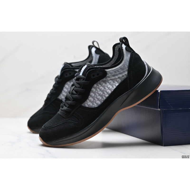 us station men's printed breathable sports shoes trendybest sellingd family heightening outdoor casual comfortable running shoes