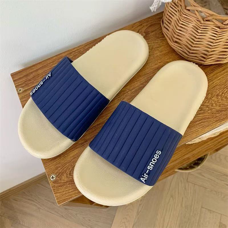 2026 new men's slippers - summer fashion indoor home anti-slip bathroom couple korean style soft sole sandals - wholesale