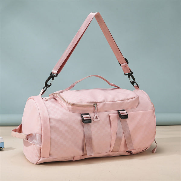 New multi-functional travel bag outdoor leisure double back luggage bag portable shoulder independent shoe compartment swimming training bag