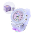 Kids' watch for girls - time-only, waterproof, drop-resistant, cute cartoon design, luminous, elementary school girl's analog-digital watch