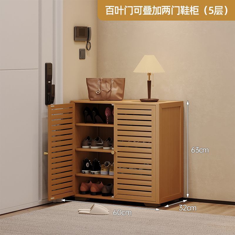 Shoe cabinet, shoe rack storage, indoor simple multi-layer rack, large capacity door household dust rental house artifact