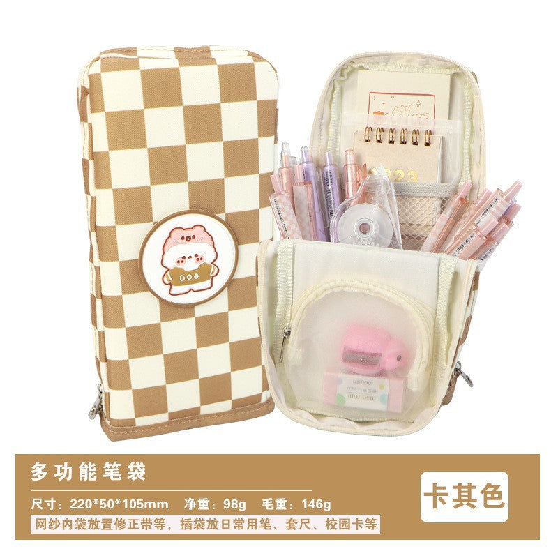 Special clearance stationery bag, primary school student stationery box, large-capacity pencil case, decompression cute cartoon children's pencil bag