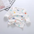 Baby bottom shirt pure cotton t-shirt spring & fall infant cartoon tops baby boy girl single piece baby long sleeves