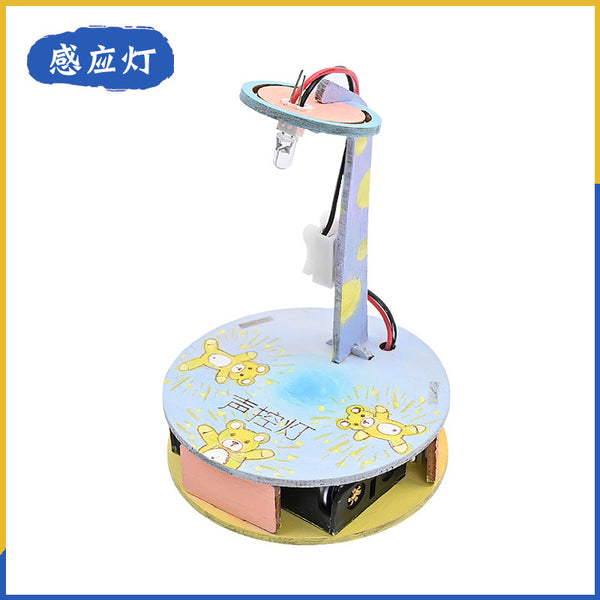 Sound control light, intelligent induction street light, technology small production, student DIY puzzle maker, handmade material science experiment