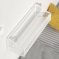 White single layer metal frame