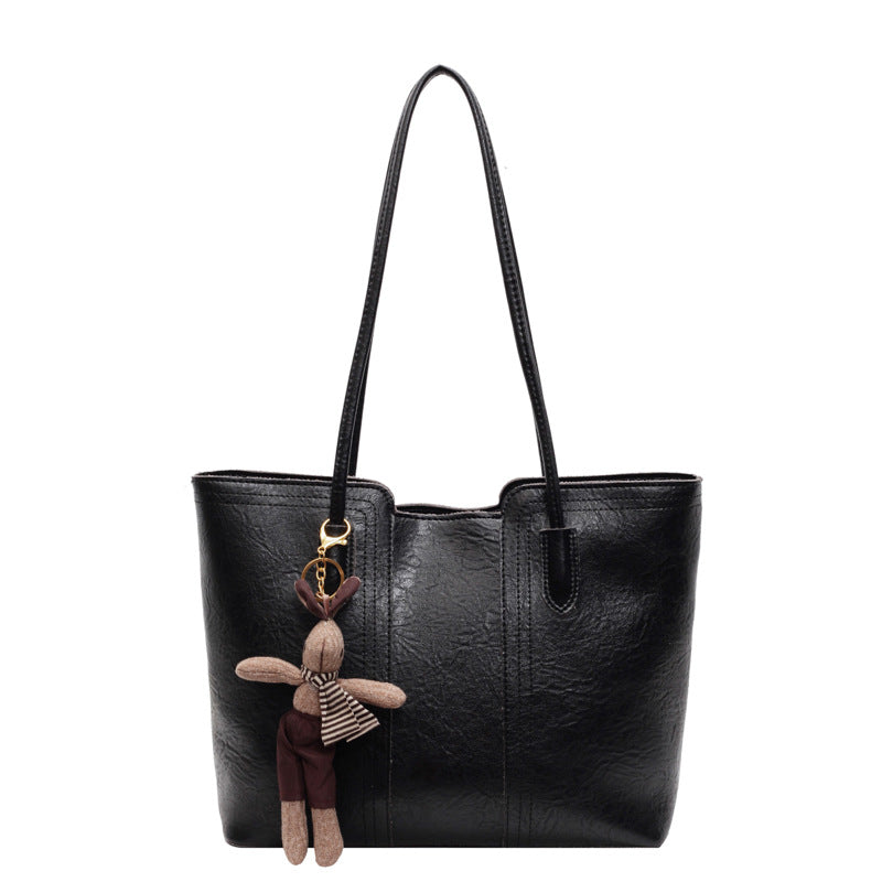 High-end retro large-capacity tote bag 2025 new casualfashionwork clothing bag shoulder bag classic popular bag