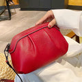 New arrival casual women's bag with first-layer cowhide, shoulder cross-body medium bag, women's handbag, large capacity three shoulder straps