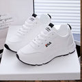 white shoes flats dad shoes women 2025autumnew arrival hong kong style easiest for match student white casual sports shoes