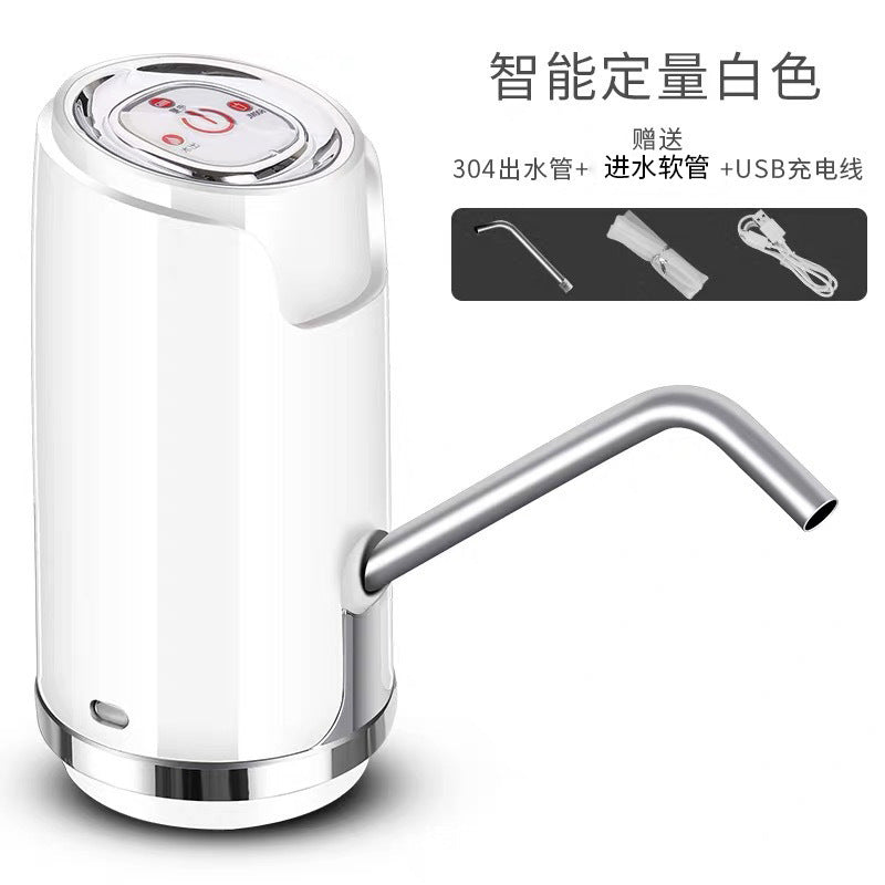 Usb rechargeable water dispenser for bottled water - smart touch electric water pump - automatic water dispenser for home use (purified water compatible)