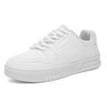 Men's spring new arrivals: breathable white sneakers, unique design, versatile youth sports shoes, chunky sole casual skate shoes for men