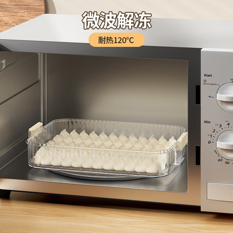Dumpling box food grade frozen refrigerator storage box for home multi-layer crisper box kitchen wonton dumplings quick-frozen special