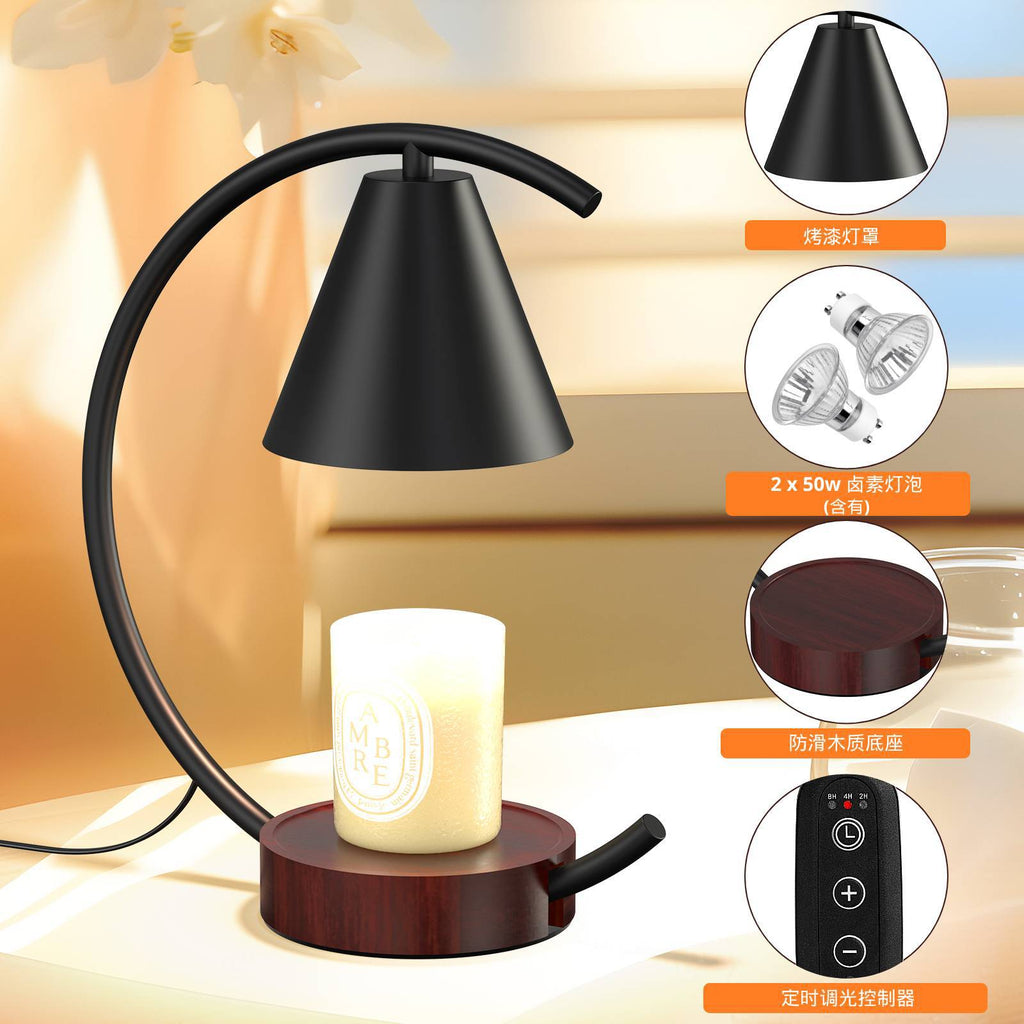 Timable dimming aromatherapy wax melting lamp ambient lamp bedroom bedside lamp simple high-end desk lamp  hot-selling