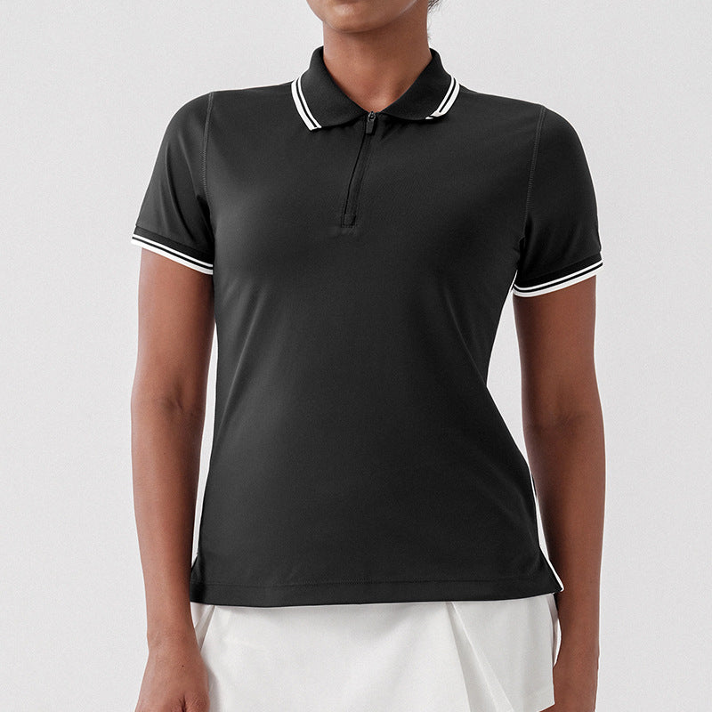 Tennis skirt set: antibacterial polo shirt, breathable t-shirt, gym outfit with built-in shorts, athletic skirt, lightweight summer style