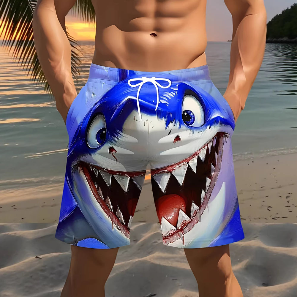 trending men's swim trunks, quick-dry swim shorts, casual athletic beach shorts, new european and american styles
