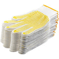 Gloves labor protection abrasion resistant work breathable thickened thin white cotton yarn cotton thread nylon labor workers men working on construction site
