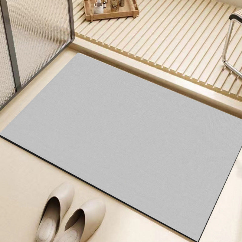 Soft diatom mud bathroom floor mat, absorbent mat, bathroom foot mat, toilet, bathroom door, non-slip quick-drying carpet
