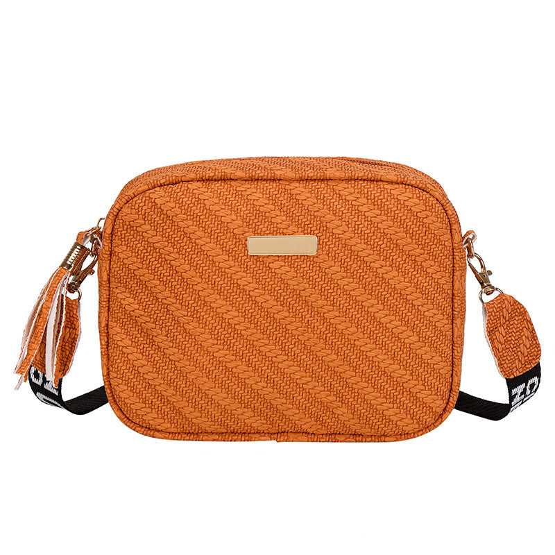 Embossed camera bag new 2023ladies bag printed shoulder strap mobile phone bag  bag women's versatile women's bag