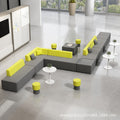 Office sofa irregular shape training institution patchwork sofa reception rest area business reception casual sofa sf-02