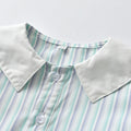 Korean style wholesale children's princess dress, new short-sleeve retro peter pan collar, cute country style girls' dress