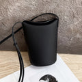 New women's bag 2025 hot style bucket bag vertical style mobile phone small bag genuine leather texture shoulder crossbody bag
