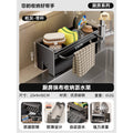Kitchen rack, rag rack, storage drain rack, faucet, sink supplies, pool, dishwashing sponge, steel ball rack